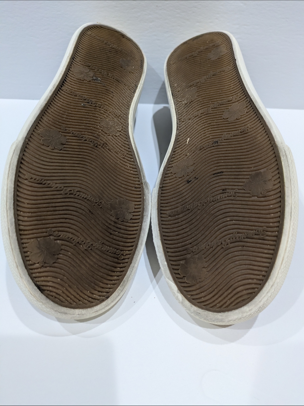 Tommy Bahama Black Slip-On Knit Sneakers with Tan Trim - Picture 4 of 4